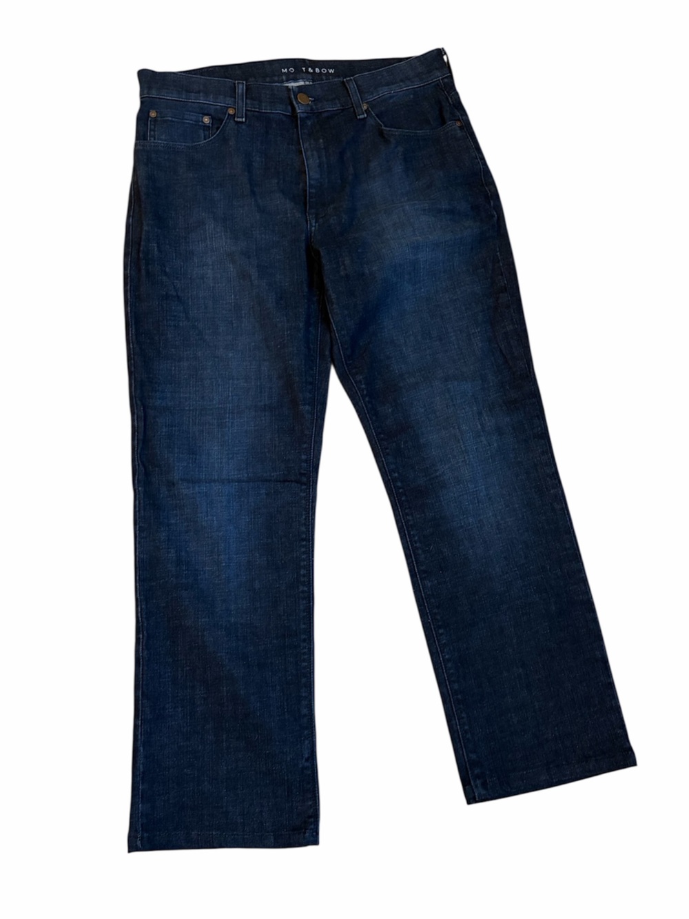 Mott & Bow Men's Dark Wash Straight Leg Denim Jeans | Size 33x30